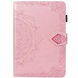 Кожаный чехол Art Case с визитницей для Samsung Galaxy Tab S7+ Розовый