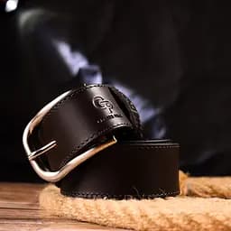 Ремінь шкіряний Grande Pelle чоловічий 4х120 см acs0024548 - мініатюра 8
