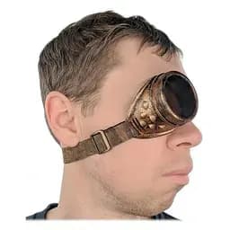 Окуляри гоггл-монокль Steampunk MAN - мініатюра 2