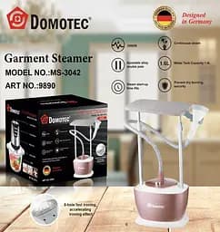Відпарювач Domotec MS-3042 - потужний вертикальний парогенератор - мініатюра 2