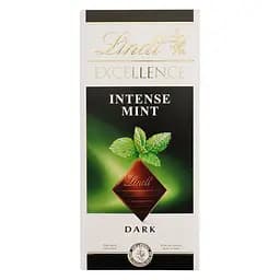 Шоколад Lindt Excellence швейцарський  гіркий з м'ятою 100 г (389616)