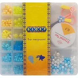 Набір бісеру для виготовлення креативних аксесуарів Bambi намистини, бісер, підвіски PL-15/01/05 