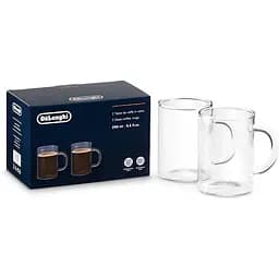 Набор стаканов Delonghi DLSC320 American Coffee 250 мл 2шт. (AS00001755)