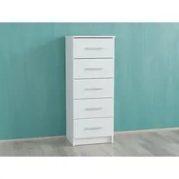 Комод Forte Leif на 5 ящиков 410x1060x350 мм Белый (id27-0000-91-white)