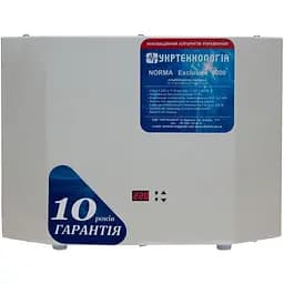 Стабилизатор напряжения тиристорный Укртехнология Norma Exclusive 9 9000 Вт 220 В стабилизация 120-275 12 ступеней