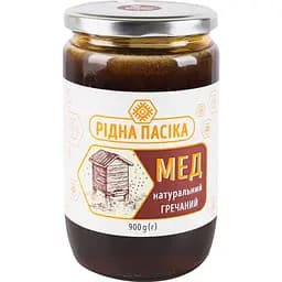 Мед гречаний Рідна пасіка натуральний 900 г (941800) - мініатюра 2