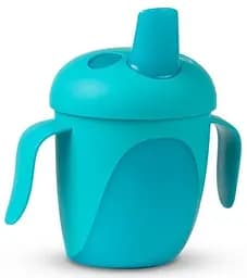 Чашка-непроливайка Canpol babies Тропічні птахи, 240 мл, бірюзовий (76/001_tur)