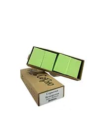 Серветки безворсові 6*4 см FR'C Beauty (в коробці) 250 шт Зелені