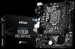 Материнская плата MSI H310 Pro-VDH Plus LGA 1151v2 (H310 PRO-VDH PLUS) Б/У