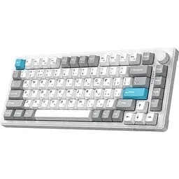 Клавіатура GamePro Asgard Yord Keychron Super Red Switch Wireless/Bluetooth/USB White бездротова (MK266WH) - мініатюра 3