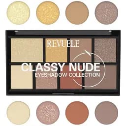 Палітра тіней для повік Revuele Eyeshadow Collection Classy Nude 15 г - мініатюра 2