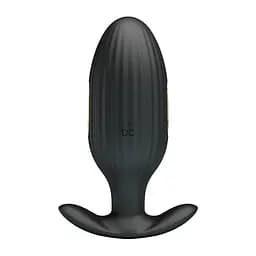 Анальна пробка Pretty Love Jefferson Electric Shock Stimulator 9.2 см (чорний)