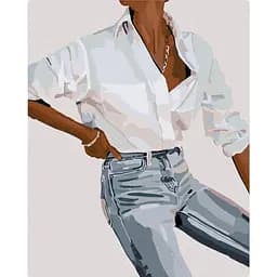 Картина по номерам Brushme Стильная гармония BS53679, 40х50см