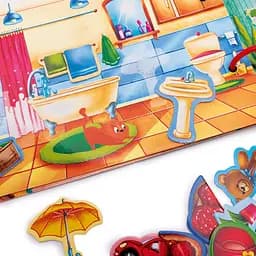 Розвиваюча гра Vladi Toys з липучками. Бізі бук. Мій дім (VT1310-08) - мініатюра 5