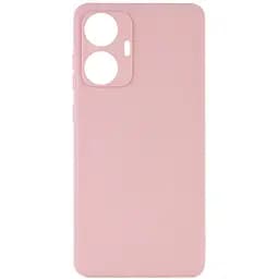 Силіконовий чохол Candy Full Camera для Realme C55 Рожевий / Pink Sand