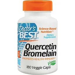 Кверцетин и бромелайн Doctor's Best Quercetin Bromelain 180 капсул