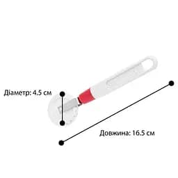 Ніж з'єднувальний для тіста (для вареників, пельменів, равіолі та чебуреків) 16.5 см, Kitchette 83094 - мініатюра 3