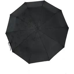 Женский складной зонтик полуавтомат Bellissimo 99 см черный