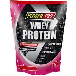Протеїн Power Pro Whey Protein Полуниця 1 кг