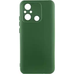 Чохол Getman TPU Liquid Silk Full Camera для Xiaomi Redmi 12C Зелений/Dark green