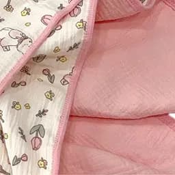 Плед Дитячий Lovely Svi Бавовна Муслін 100 х130 см - двосторонній - Рожевий (601254) - мініатюра 2