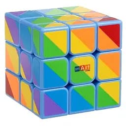 Умный Кубик 3х3х3 зеркальный радужный голубой (Smart Cube 3x3х3 Mirror Rainbow Blue) (SC365)
