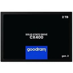 Твердотельный накопитель SSD 2Tb Goodram CX400 (Gen.2) SATA3 2.5" TLC 3D 550/500 МБ/с (SSDPR-CX400-02T-G2)