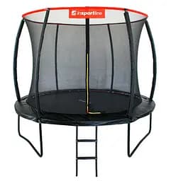 Батут із внутрішньою сіткою inSPORTline Flea 244 см чорний (22275)