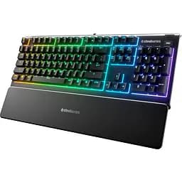 Клавіатура SteelSeries Apex 3 Whisper-Quiet Switches USB Black (64795) - мініатюра 3