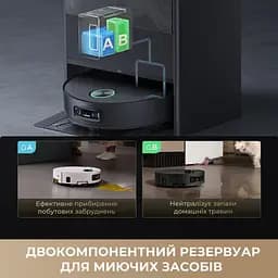 Робот-пилосос миючий Dreame Aqua 10 Ultra Track Complete Black - мініатюра 10