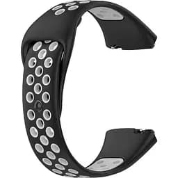 Ремінець DK для Xiaomi Redmi Watch 3 Active / 3 Lite Silicone Sport Band Nike (black / grey)