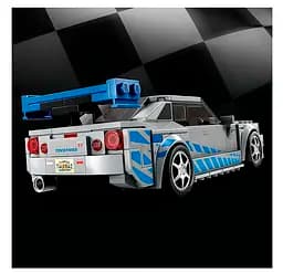 Конструктор LEGO Speed Champions «Подвійний форсаж» Nissan Skyline GT-R (R34), 319 деталей (76917) - мініатюра 4