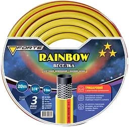 Шланг армированный Forte Rainbow 3/4" 20 м (36660)