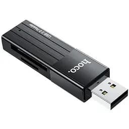 Картрідер Hoco HB20 Mindful 2 в 1 USB 2.0 чорний