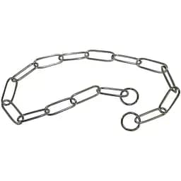 Ривковий нашийник-ланцюг для собак 80 смx4 мм Croci Fursaver (бережний для шерсті)