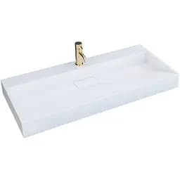 Умивальник Rea Goya 100 см накладний REA-U8903, Білий