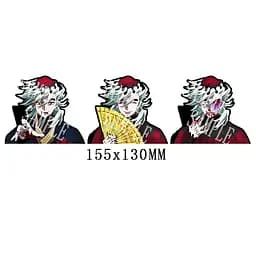 Голографічна наклейка Клинок, що розсікає демонів Доума Demon Slayer Douma