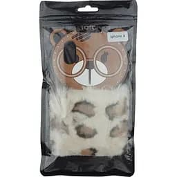Чохол-накладка Toto TPU Fluffy Case IPhone X Bear Brown - мініатюра 2