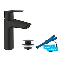 Змішувач для раковини Grohe QuickFix Start M-Size 235752432, Чорний матовий - мініатюра 6