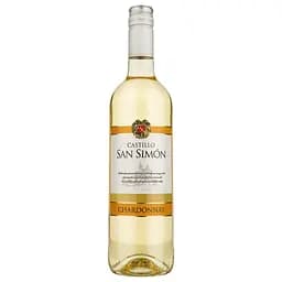Вино Castillo San Simon Chardonnay, белое, сухое, 11,5%, 0,75 л (27253)