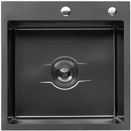 Кухонна мийка Kroner KRP Derby - 5050HM PVD (2,5/0,5 мм) (CV027240)