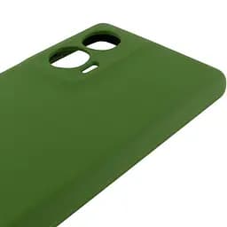 Чохол Silicone Cover Ummi Lakshmi Full Camera (AA) для Motorola Edge 50 Зелений / Dark green - мініатюра 4