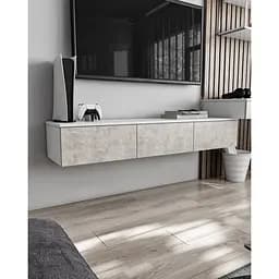 Тумба підвісна Moreli Т-221 500x242x360 мм білий бетон (mo-t221-white-beton)