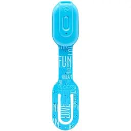 Закладка-ліхтарик Flexilight Rechargeable Класика Синій стиль 14.7x3.6x1.3 см блакитна (FLRBW) - мініатюра 2