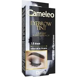Крем-фарба для брів Delia Cosmetics Cameleo відтінок 1.0 Чорна 15 мл - мініатюра 2