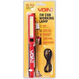 Переносна лампа Voin 3W-COB+3W XPE 1200mAh (VL-102)