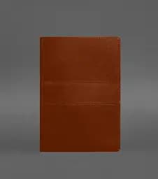 Кожаный блокнот А5 (софт-бук) 9.3 светло-коричневый Краст