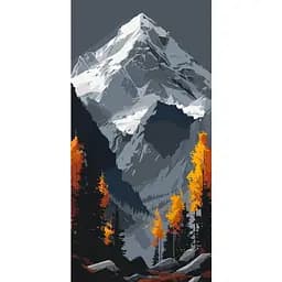 Картина по номерам ArtCraft Непокоренная вершина 40х80 см (11046-AC)