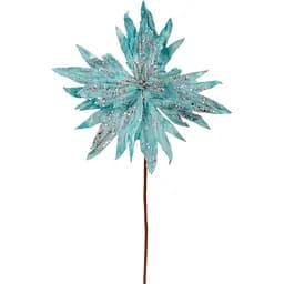 Квітка декоративна Novogod'ko Хризантема 24 см бірюза (974243)