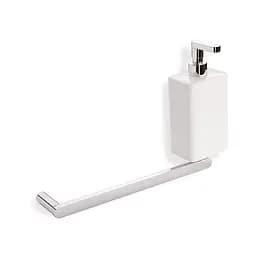 Тримач для рушника з дозатором Stilhaus Living LV69D/08 хром, Білий